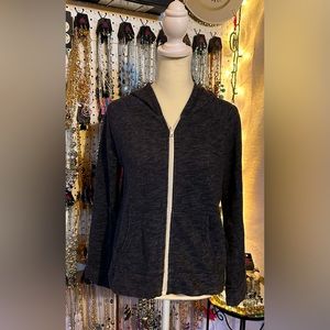 🍁3 for $25!🍁 Comfy Gap Heathered Charcoal Zip Up Hoodie Sz. XL 14